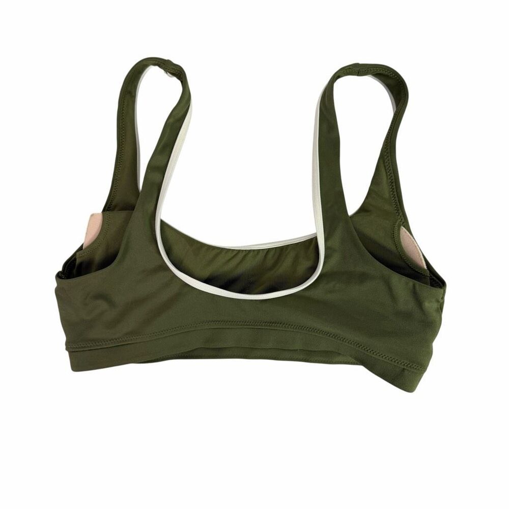 Offline by Aerie Medium Scoop Cheeky Bikini Green Cream - Picture 4 of 9